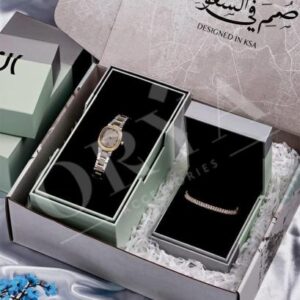 بكج كلاسيك ساعة مع اسورة نسائية ماركة آن (1)